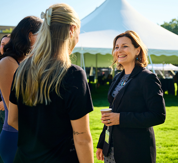 Fall leaves on Gonzaga's campus.